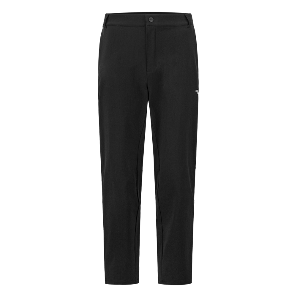 The North Face北面男款黑色防潑水舒適品牌LOGO休閒長褲｜83OO4H0