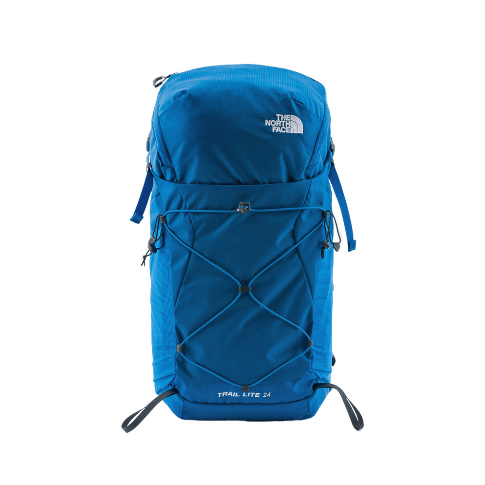 The North Face北面男女款藍色防潑水大容量多功能後背包｜87C84JB