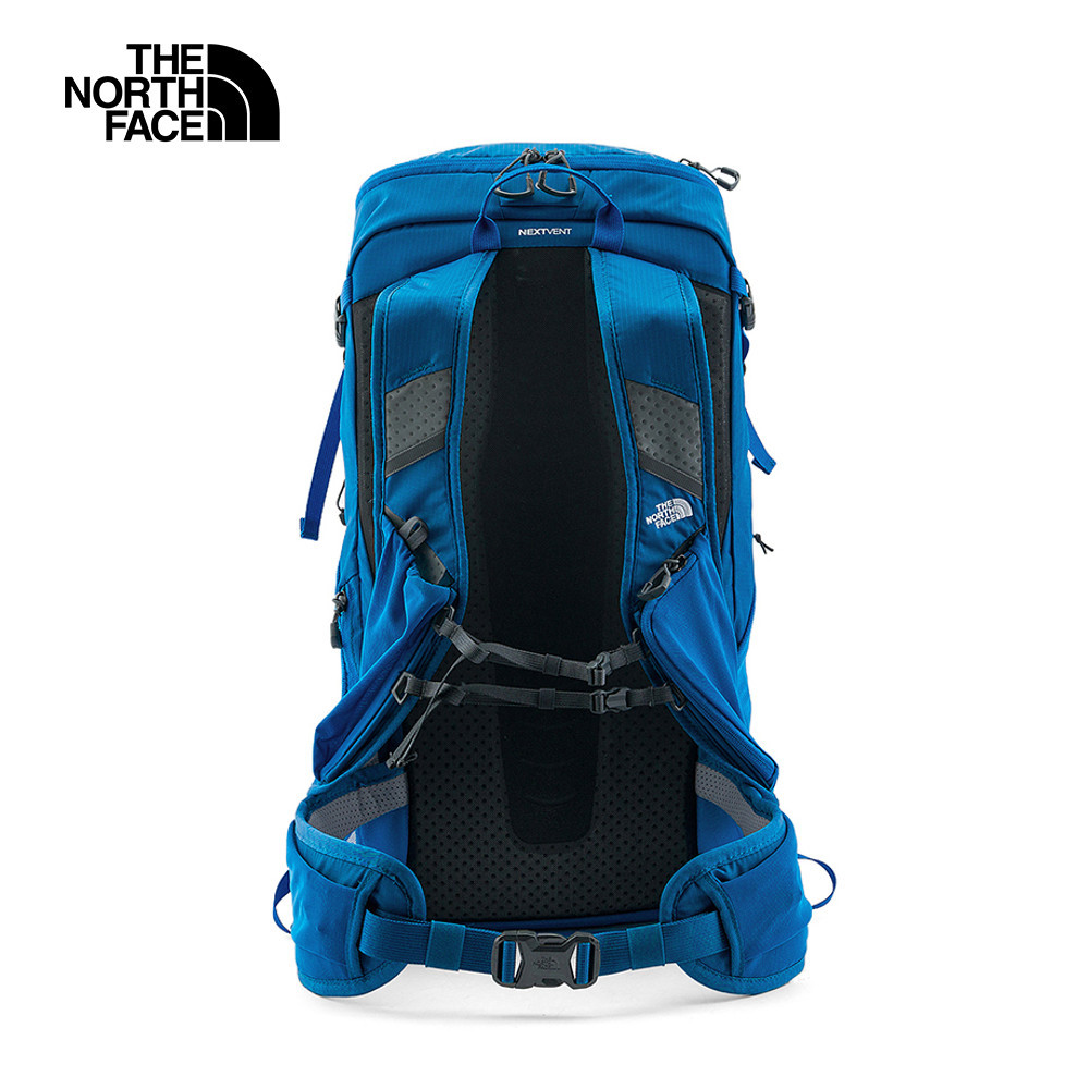 The North Face北面男女款藍色防潑水大容量多功能後背包｜87C84JB