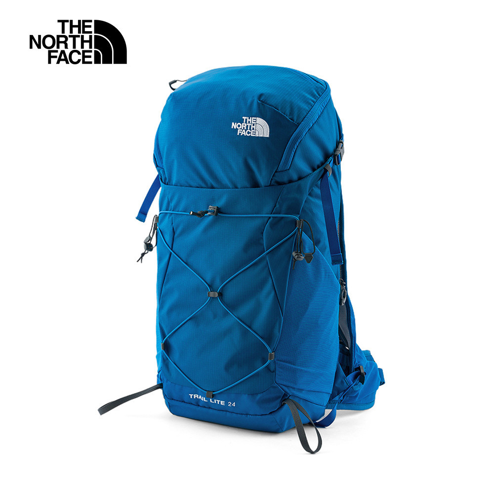 The North Face北面男女款藍色防潑水大容量多功能後背包｜87C84JB