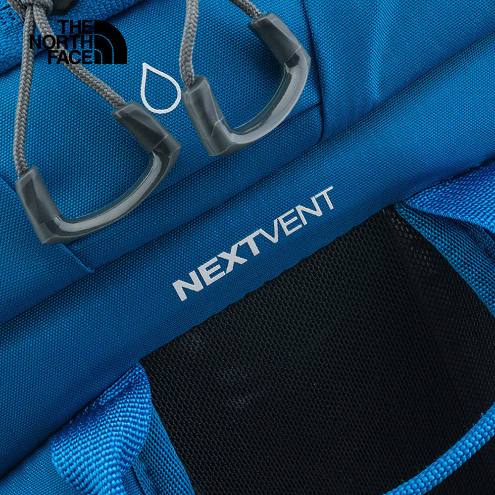 The North Face北面男女款藍色防潑水大容量多功能後背包｜87C84JB