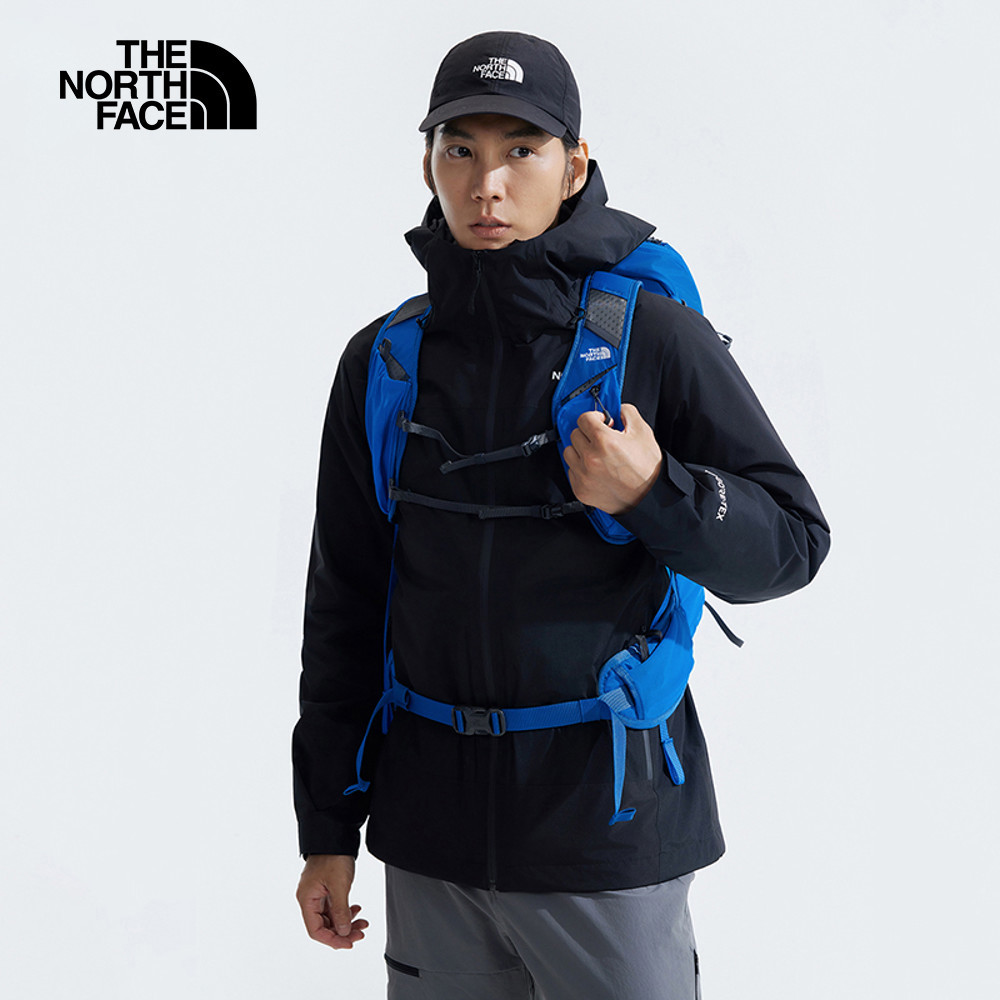 The North Face北面男女款藍色防潑水大容量多功能後背包｜87C84JB