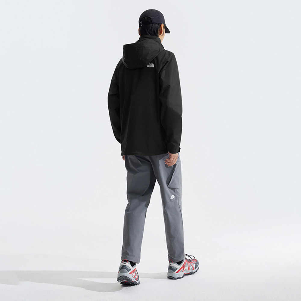 【限時搶購】男款黑色防水透氣保暖可調節收納連帽衝鋒衣｜88FR4H0