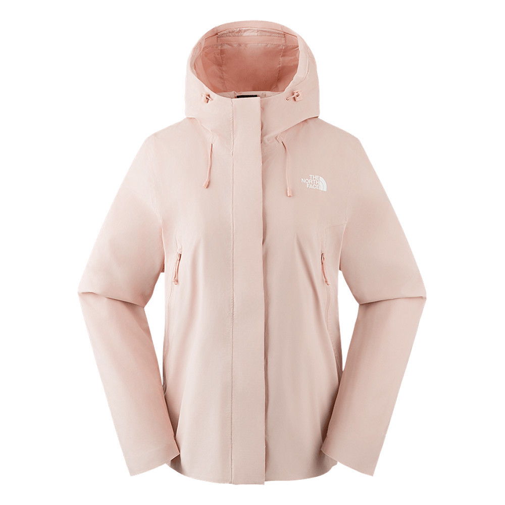 【10/25 12點週末限定】The North Face北面女款粉色防風防潑水連帽外套｜89Y2LK6