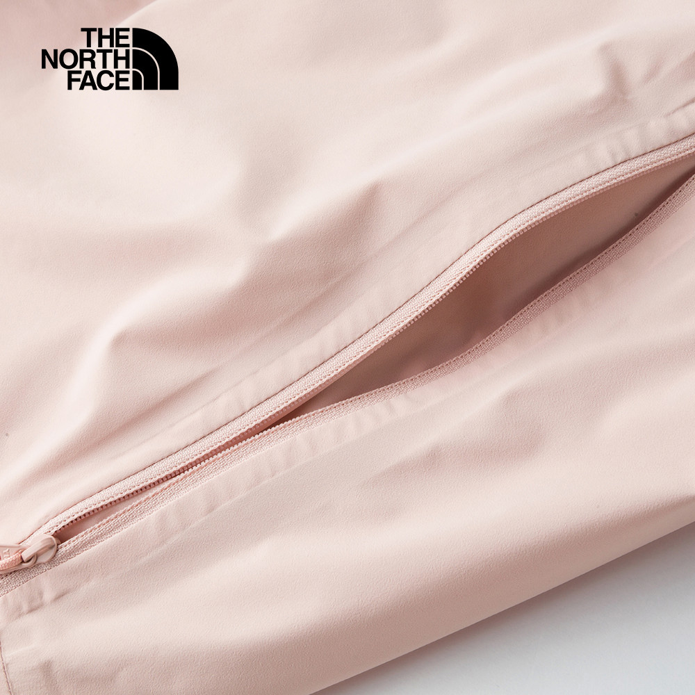 【10/25 12點週末限定】The North Face北面女款粉色防風防潑水連帽外套｜89Y2LK6