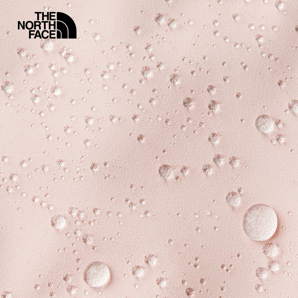 【10/25 12點週末限定】The North Face北面女款粉色防風防潑水連帽外套｜89Y2LK6