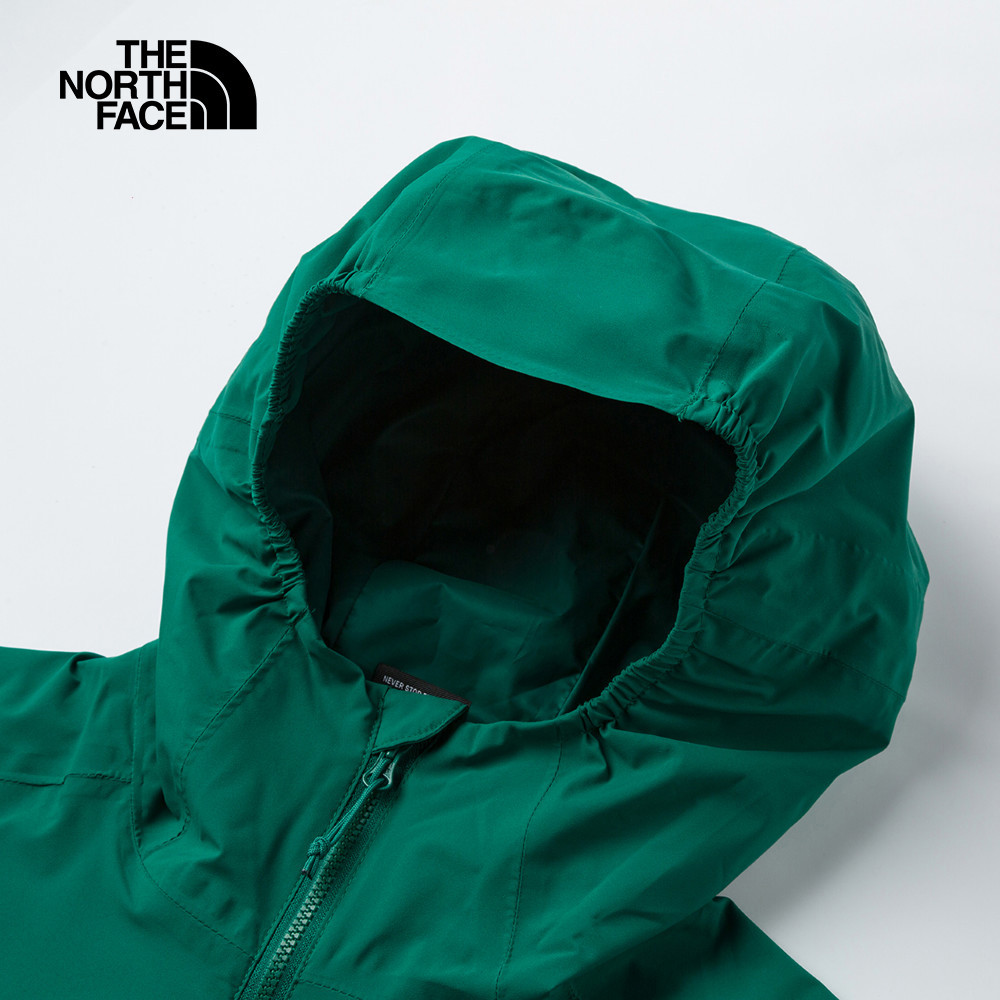 【10/24 12點週末限定】The North Face北面男款綠色防風防潑水連帽外套｜89ZNNL1