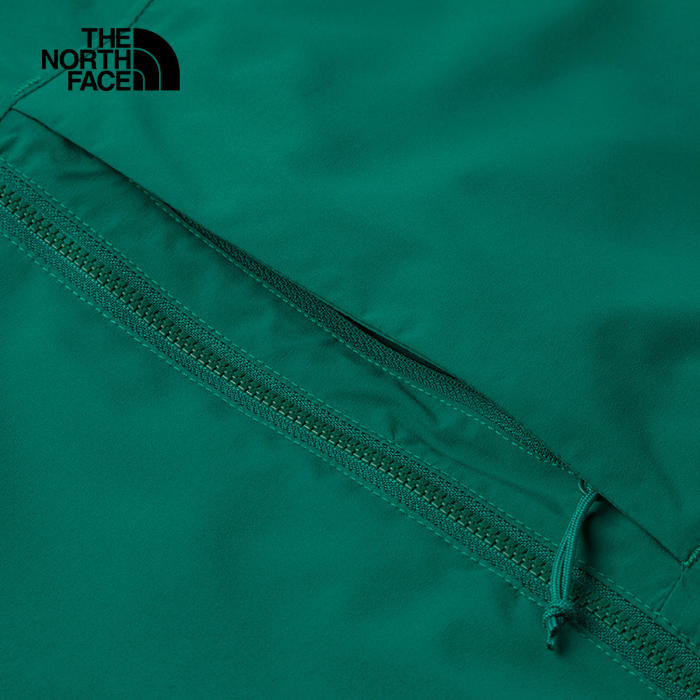 【10/24 12點週末限定】The North Face北面男款綠色防風防潑水連帽外套｜89ZNNL1