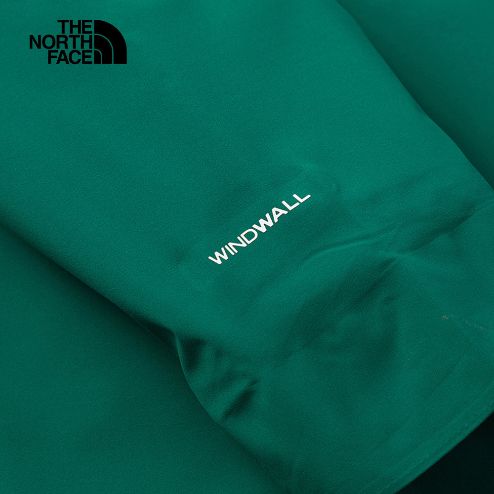 【10/24 12點週末限定】The North Face北面男款綠色防風防潑水連帽外套｜89ZNNL1