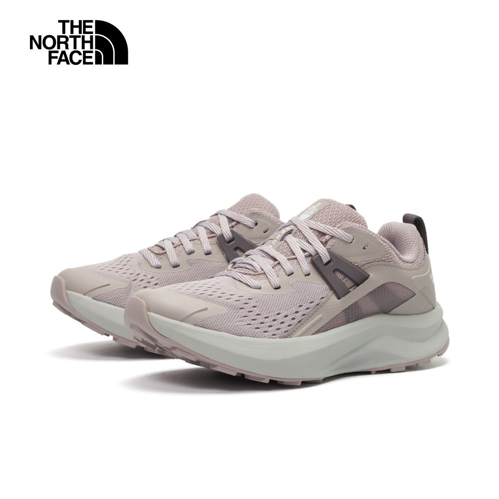 【10/25 00點週末限定】The North Face北面女款紫灰色透氣舒適抓地徒步鞋｜