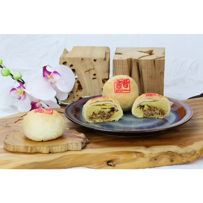 【白鵝山腳】綠豆椪禮盒6入/盒 PW2563(請備註到貨日)-廠商直送