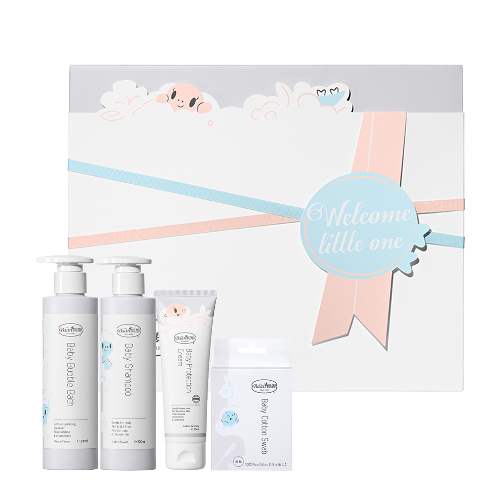 貝恩嬰兒歡心禮盒/4件組
