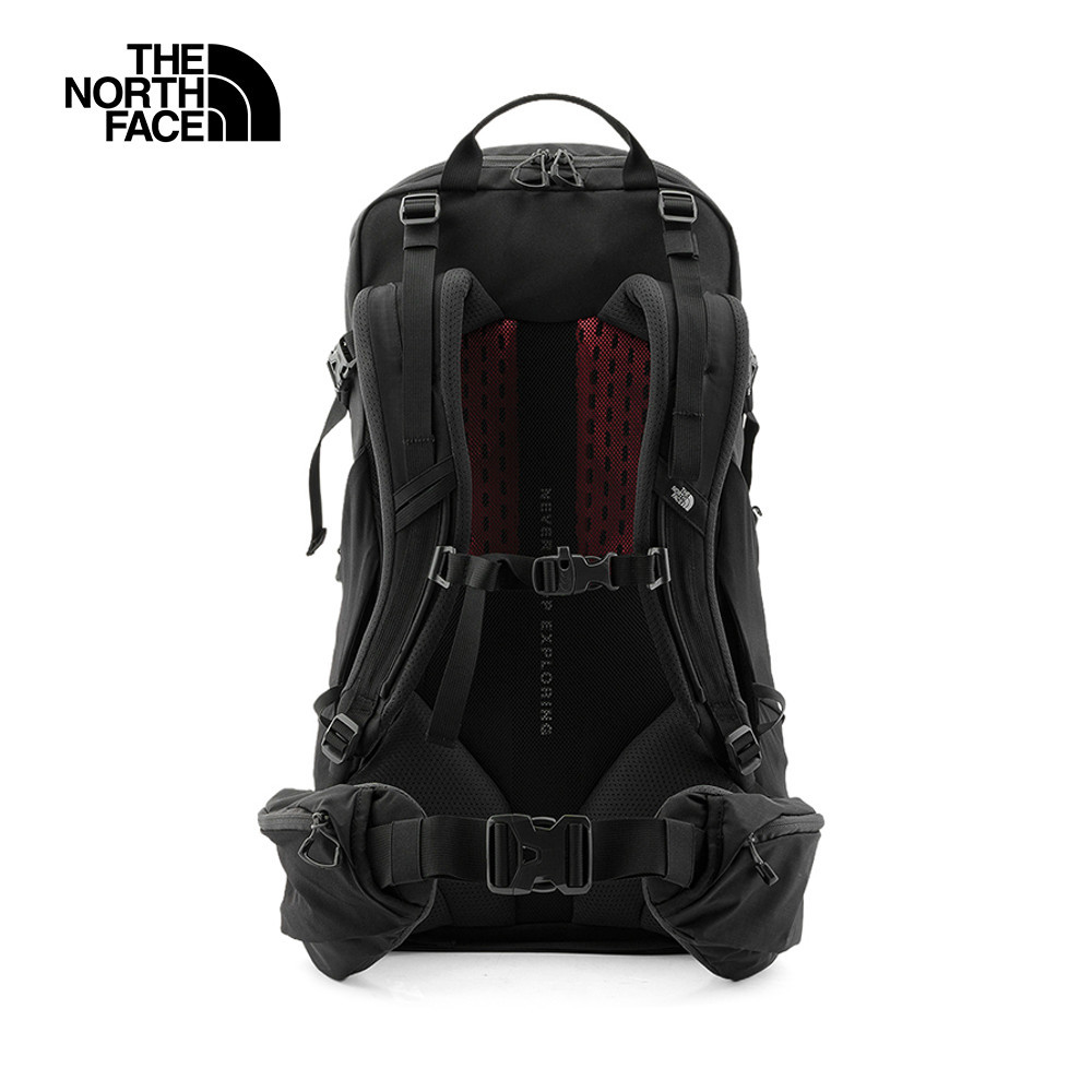 The North Face北面男女款黑色防潑水大容量多功能後背包｜87C34GZ