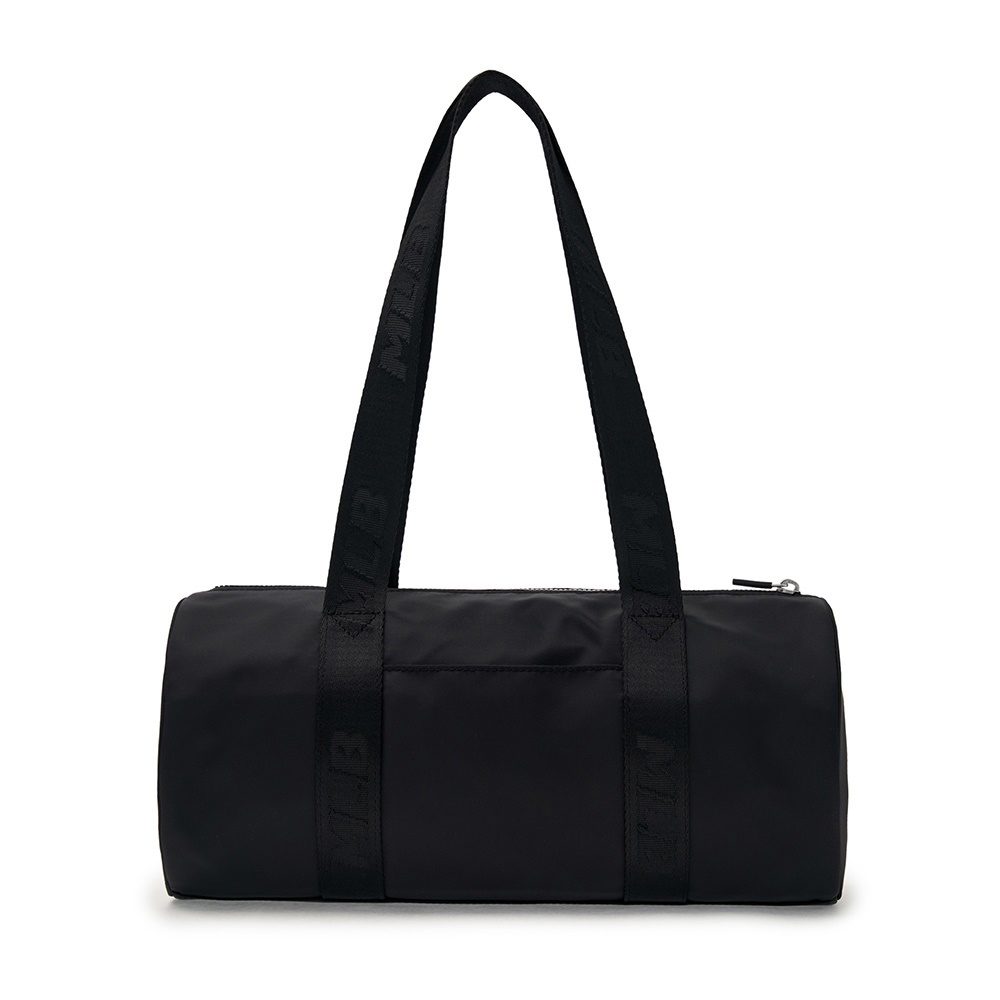 MLB 輕量尼龍 圓筒包 運動肩背包 手提包 紐約洋基隊 (3ABQL024N-50BKS)