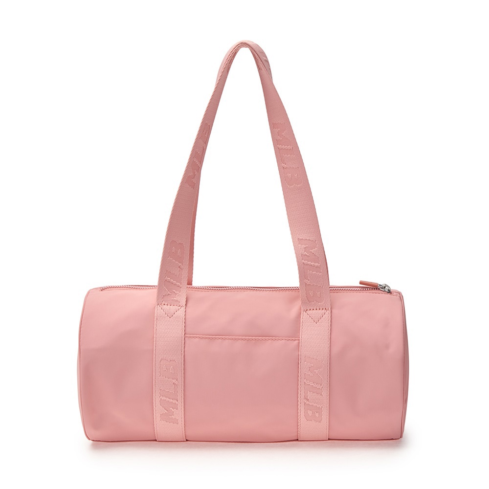 MLB 輕量尼龍 圓筒包 運動肩背包 手提包 紐約洋基隊 (3ABQL024N-50PKM)