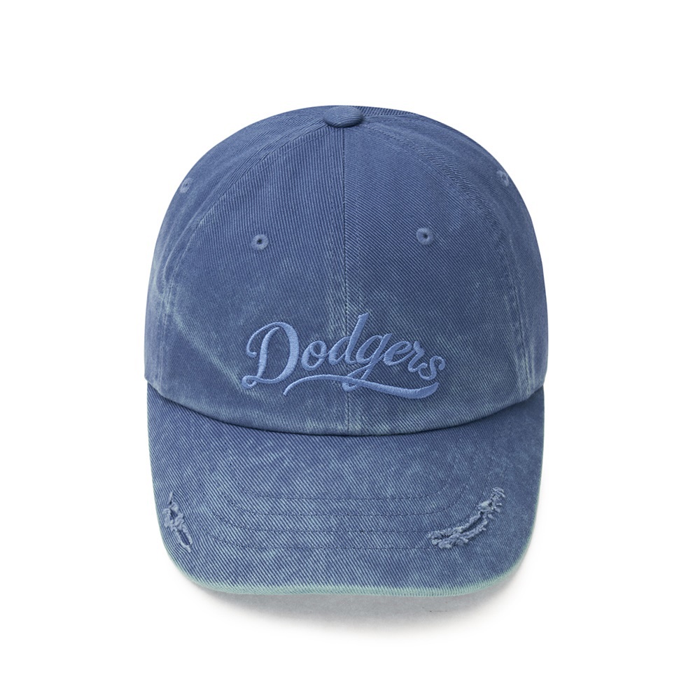MLB 可調式牛仔丹寧軟頂棒球帽 Varsity系列 洛杉磯道奇隊 (3ACPVL64N-07INP)