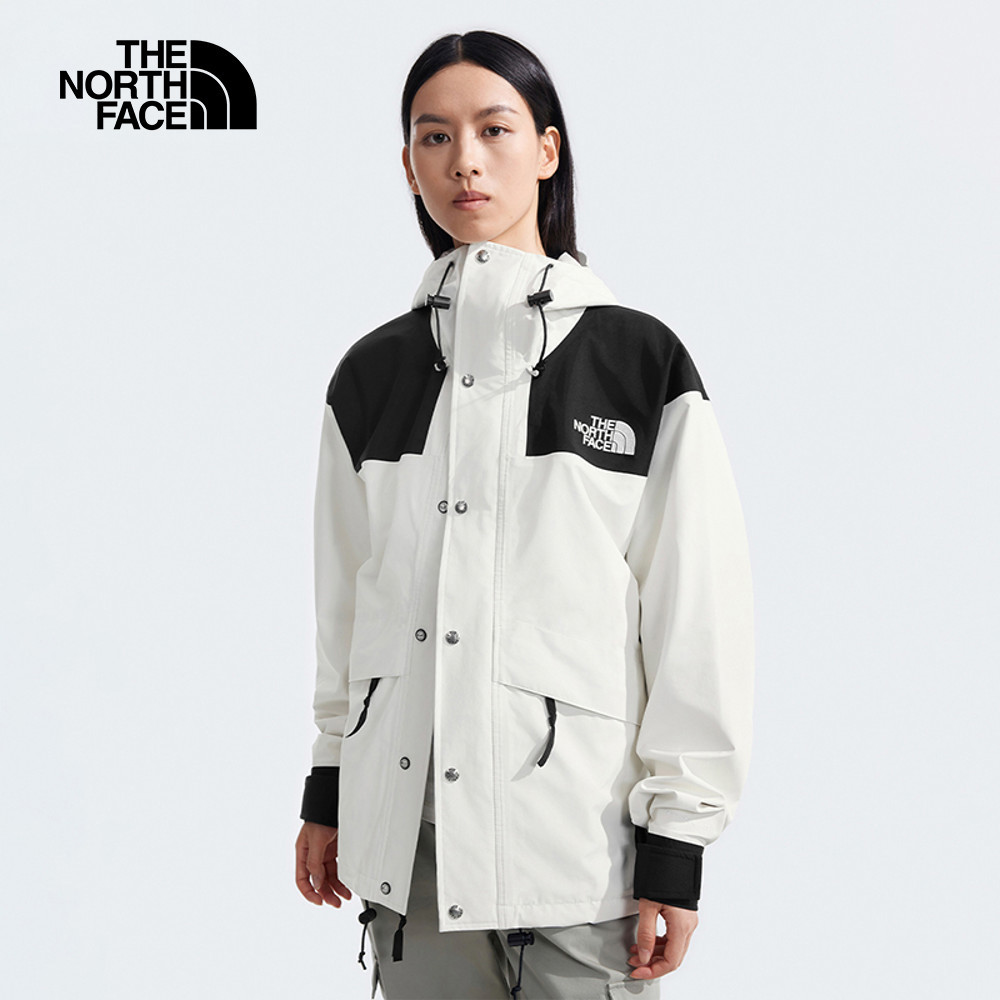 【經典ICON】男款米白色FUTURELIGHT防水透氣衝鋒衣｜8AKJROU