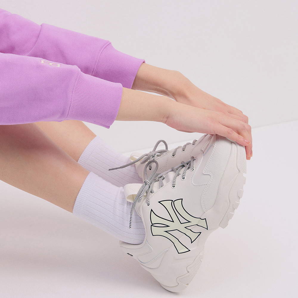 MLB 厚底老爹鞋 增高鞋 Big Ball Chunky系列 紐約洋基隊 (3ASHC104N-50IVS)