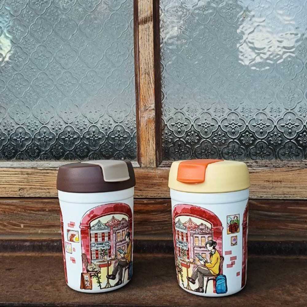 吻吻魚 KKF x 閱悅 彩虹隨心杯 380ml - 大稻埕限定款