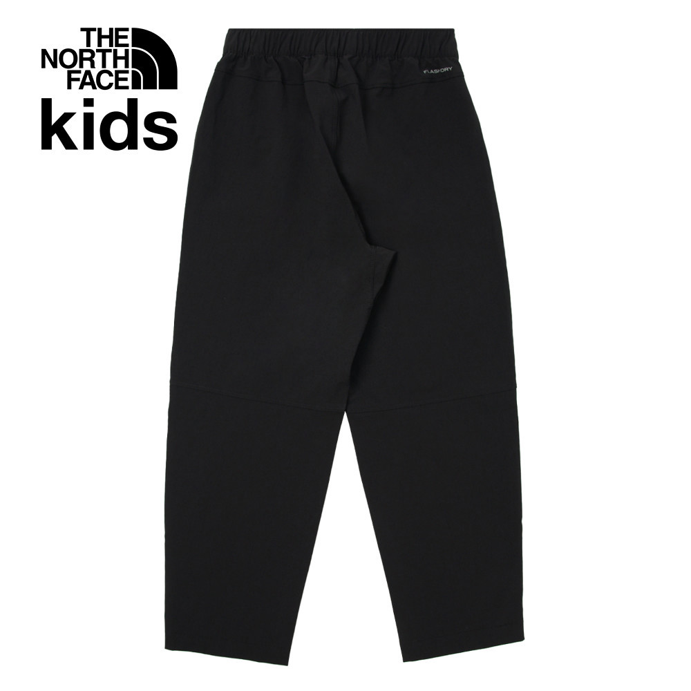 The North Face北面兒童黑色吸濕排汗涼感防曬休閒長褲｜87Z2JK3
