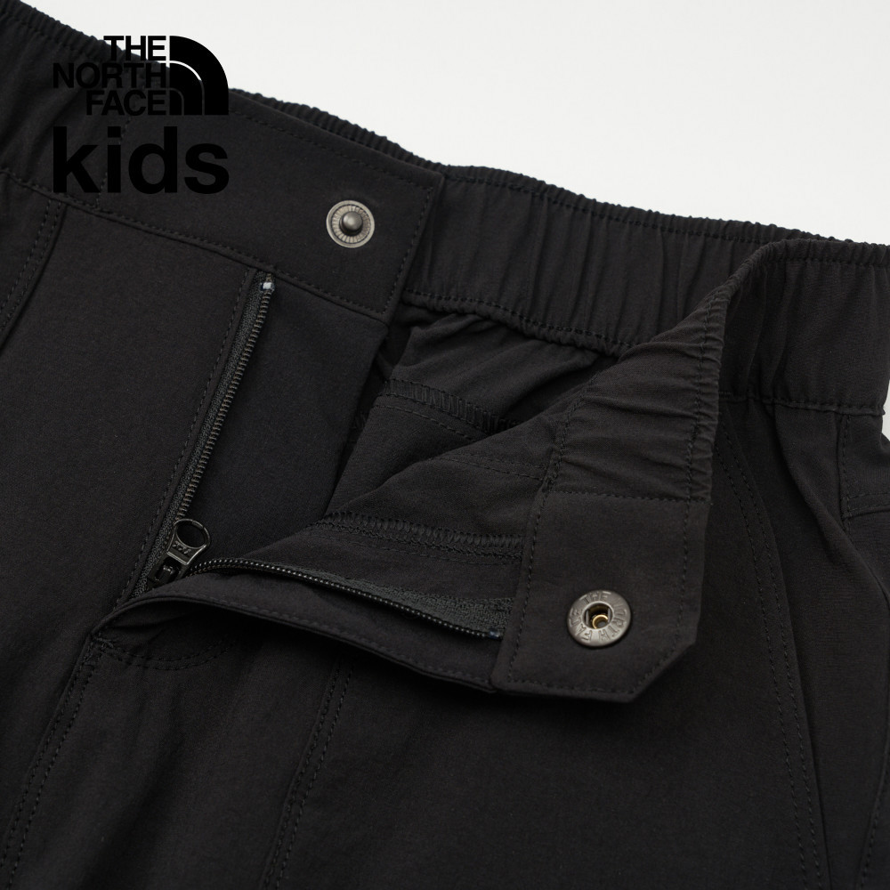 The North Face北面兒童黑色吸濕排汗涼感防曬休閒長褲｜87Z2JK3