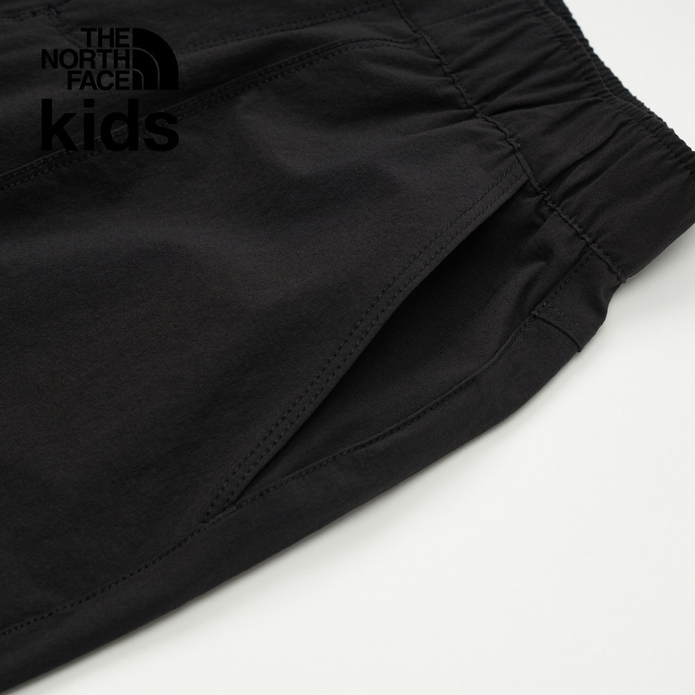 The North Face北面兒童黑色吸濕排汗涼感防曬休閒長褲｜87Z2JK3