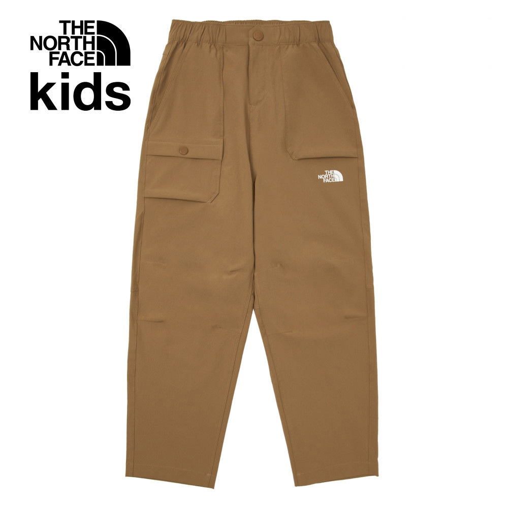 The North Face北面兒童棕色吸濕排汗涼感防曬休閒長褲｜87Z2173