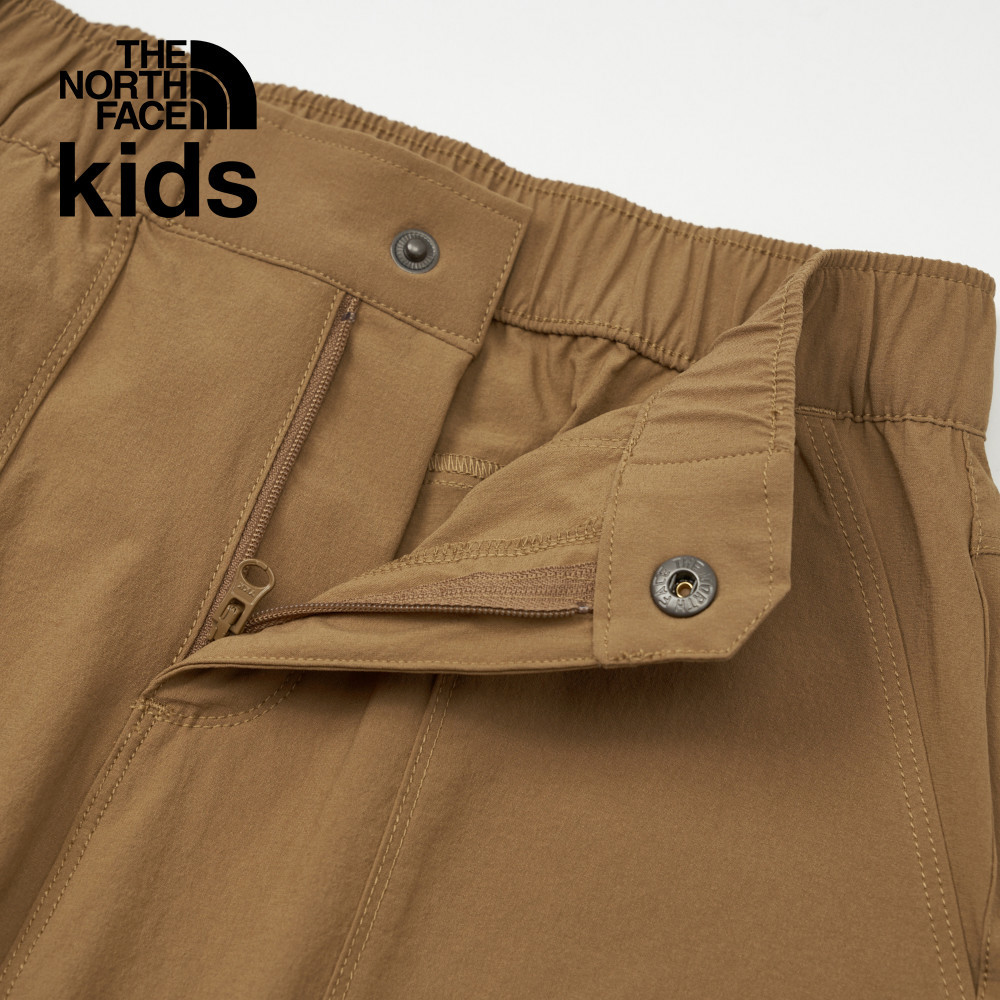 The North Face北面兒童棕色吸濕排汗涼感防曬休閒長褲｜87Z2173