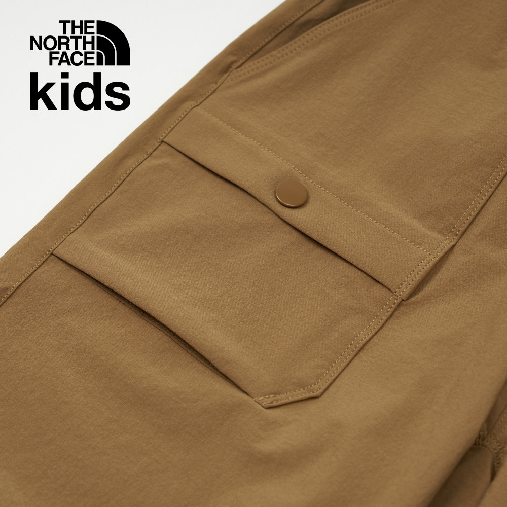 The North Face北面兒童棕色吸濕排汗涼感防曬休閒長褲｜87Z2173