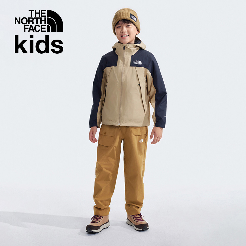The North Face北面兒童棕色吸濕排汗涼感防曬休閒長褲｜87Z2173