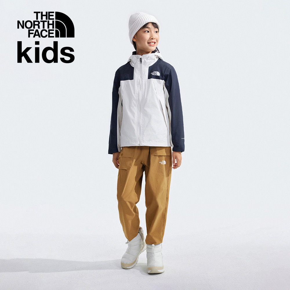 The North Face北面兒童棕色吸濕排汗涼感防曬休閒長褲｜87Z2173