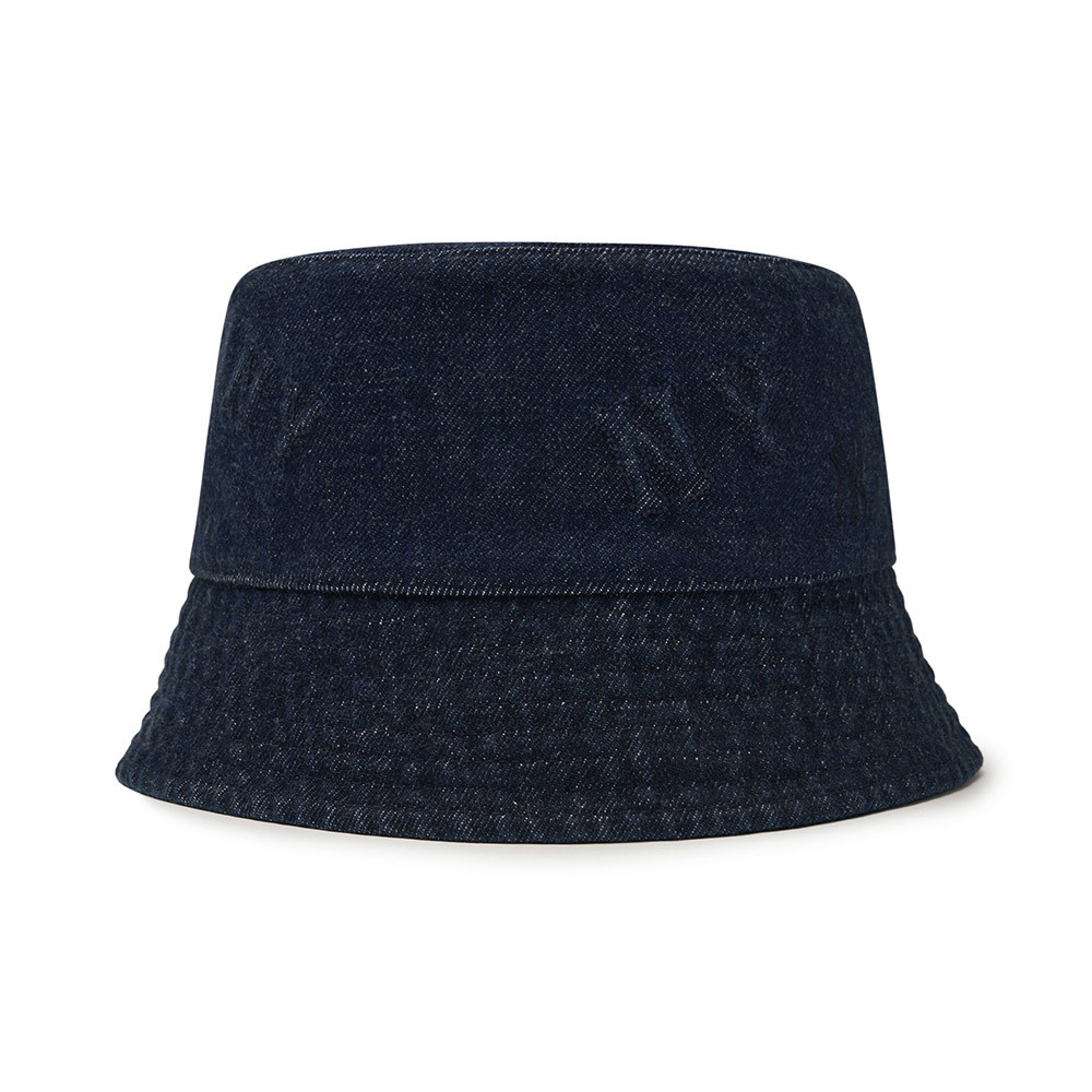 MLB 牛仔丹寧漁夫帽 Monogram系列 紐約洋基隊 (3AHTDP14N-50INS)