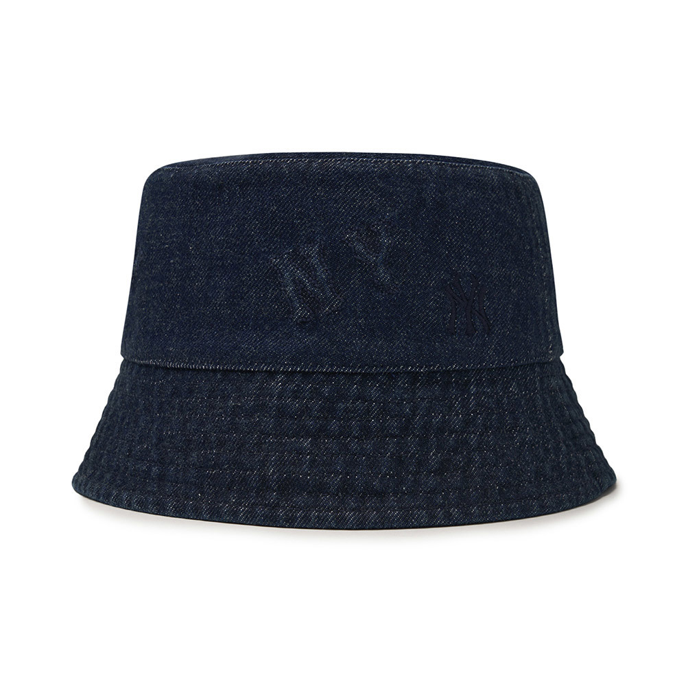 MLB 牛仔丹寧漁夫帽 Monogram系列 紐約洋基隊 (3AHTDP14N-50INS)