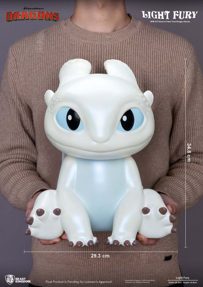 白梟　鬼龍30個 VPB-017 馴龍高手系列大型搪膠存錢筒光煞款