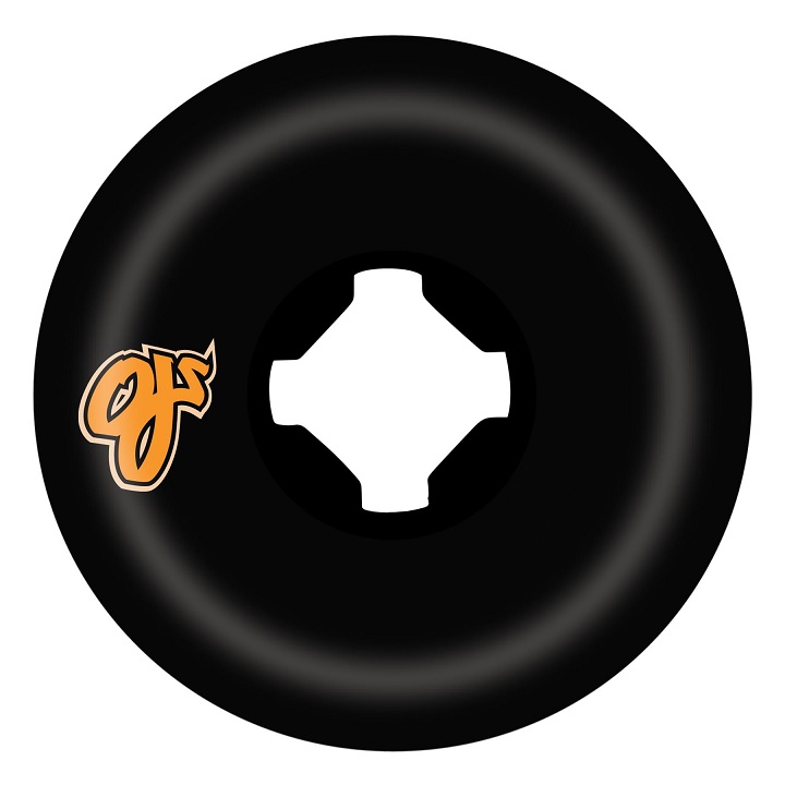 【OJ WHEELS】硬輪偏軟 54MM / 99A - FIGGY FLYING V MINI COMBOS BLACK_2