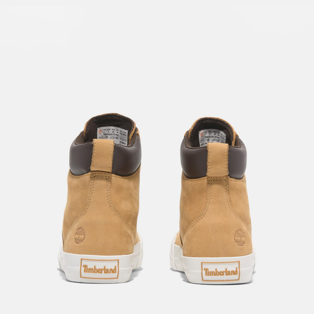 Timberland レディース Timberland 女款小麥色皮革高筒休閒鞋