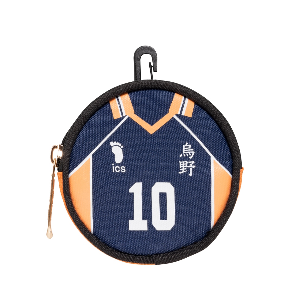 純銀製　大、中、小、３個盃 排球少年】烏野高校制服款零錢包#10號HKU23A17K10