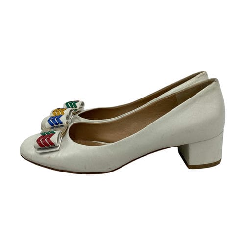 【宜蘭家樂福店】Salvatore Ferragamo/淺口皮鞋/US51/2/10807_0