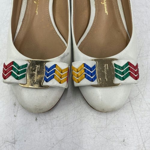 【宜蘭家樂福店】Salvatore Ferragamo/淺口皮鞋/US51/2/10807_4