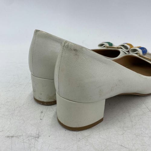 【宜蘭家樂福店】Salvatore Ferragamo/淺口皮鞋/US51/2/10807_8