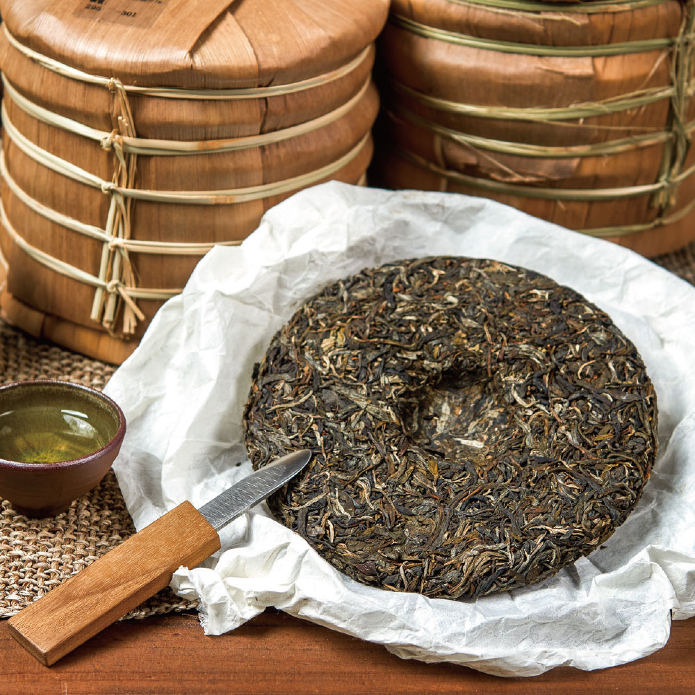 2014 Yibang Tribute Raw Pu'er Tea 357g*7_1