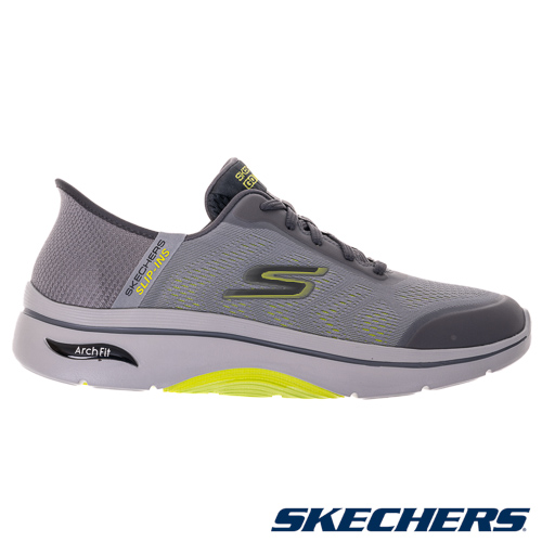 SKECHERS 男健走系列 瞬穿舒適科技 GO WALK ARCH FIT 2.0 (216604GYLM)_1