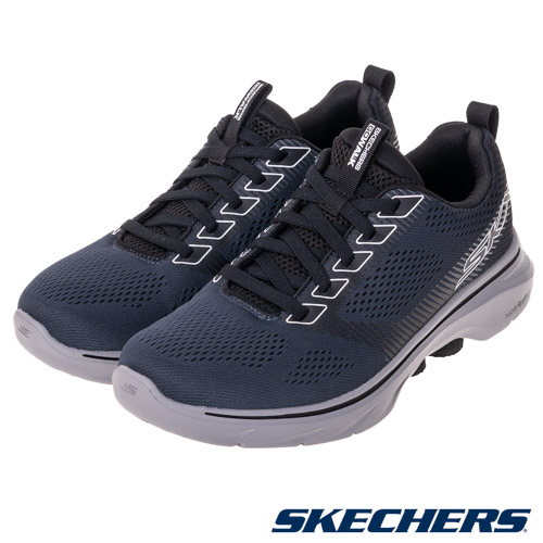 SKECHERS 男健走系列 GO WALK 7 (216559BKGY)_0