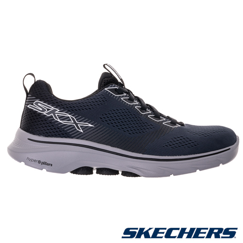 SKECHERS 男健走系列 GO WALK 7 (216559BKGY)_1