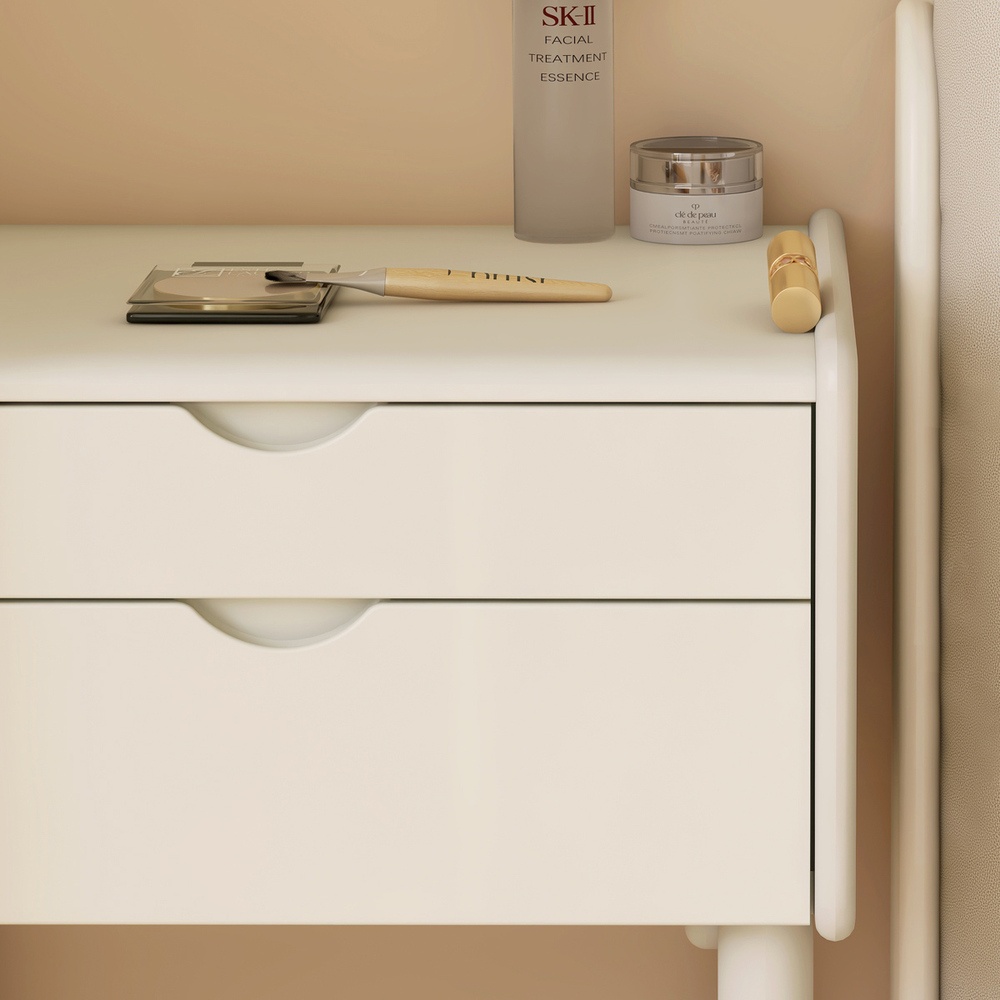 維莎原木奶油風實木二抽化妝桌0.5M Y516D01_2