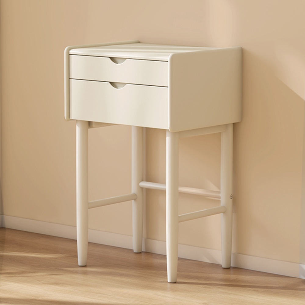 維莎原木奶油風實木二抽化妝桌0.5M Y516D01_3