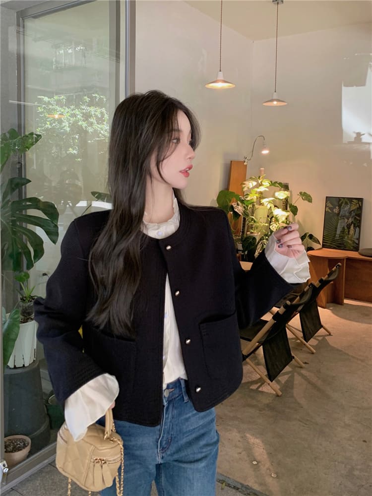【missy shop】微醺戀人襯衫外套套裝-57969_0