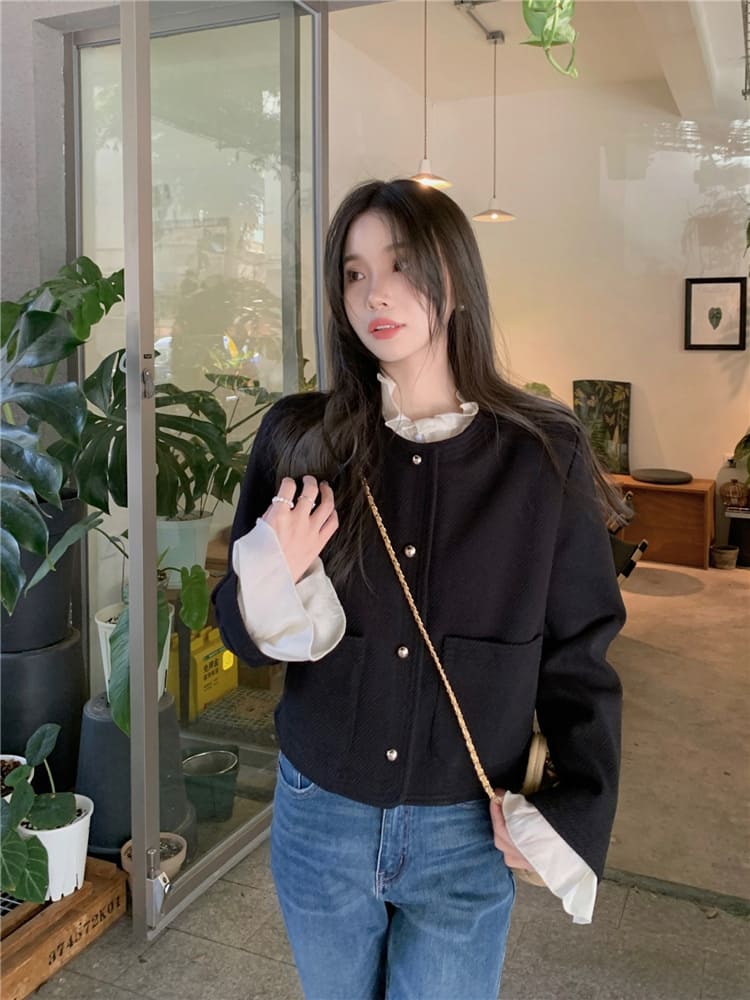 【missy shop】微醺戀人襯衫外套套裝-57969_2