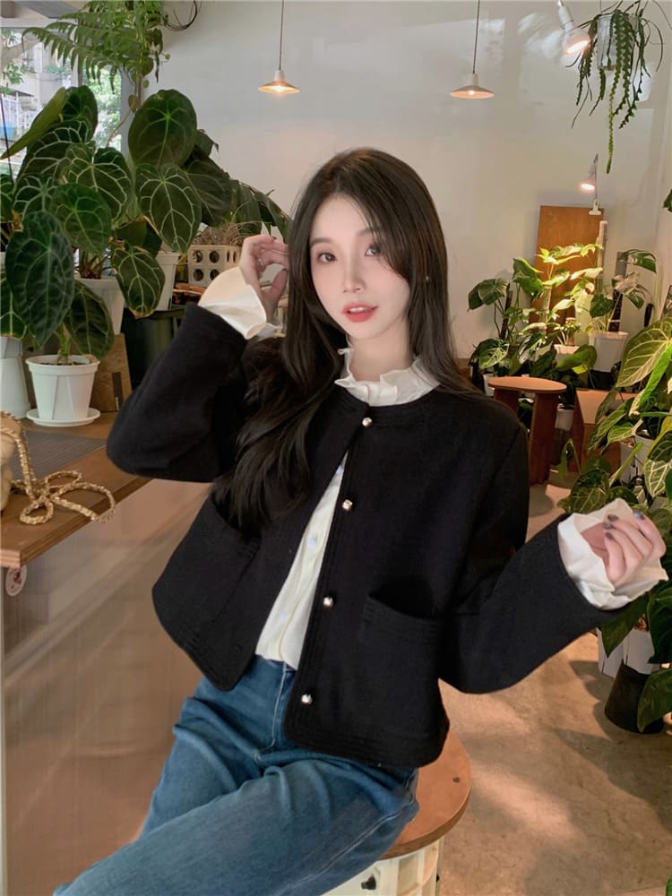 【missy shop】微醺戀人襯衫外套套裝-57969_3
