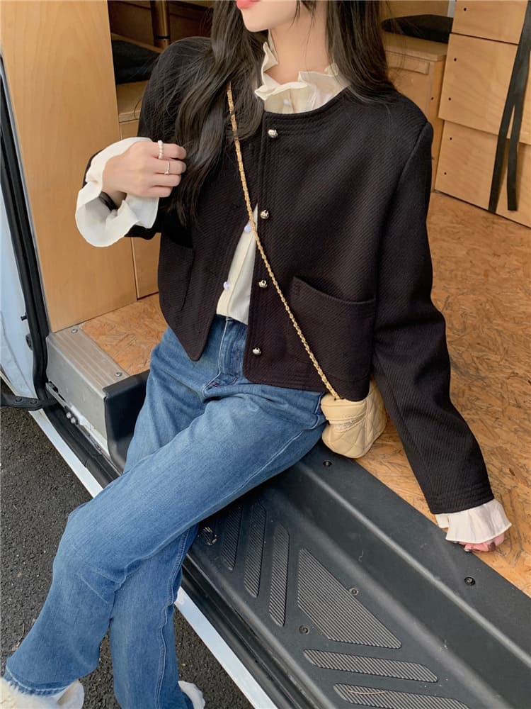 【missy shop】微醺戀人襯衫外套套裝-57969_6